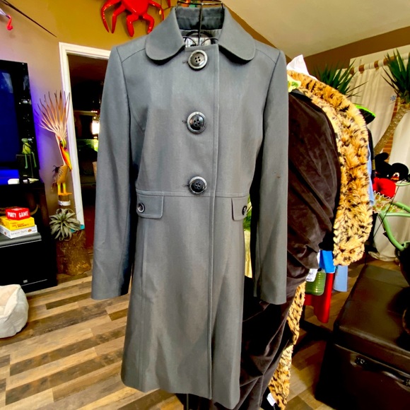 Tahari Classic Gray Trench/Jacket - Picture 1 of 8